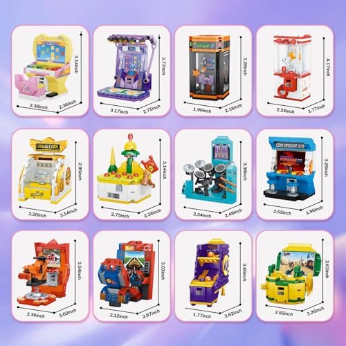 NUTCRACKER 12 in 1 Game Console Building Set for Kids 8