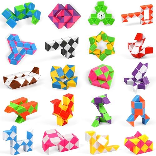 35 Pack Magic Snake Cube Toy for Kids and Adults