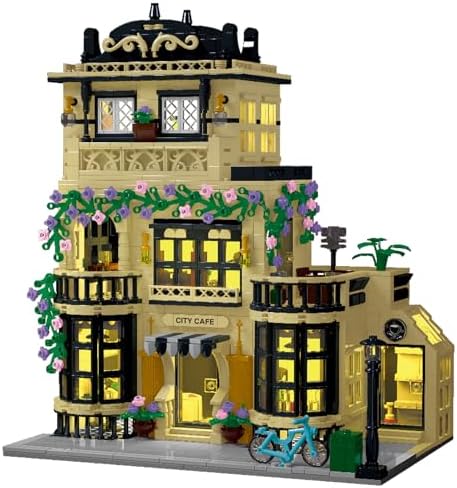 City Cafe Building Block Set with LED Light