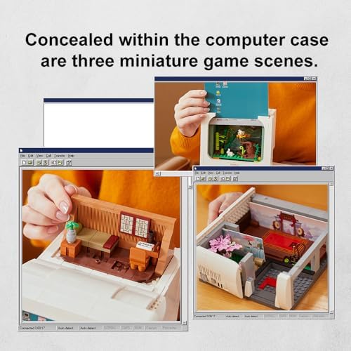 BRICKKK Retro Computer Building Blocks Set