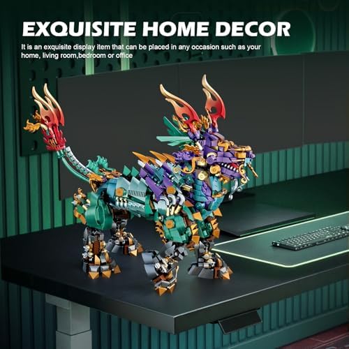 NUTCRACKER Cool Mechanical Kirin Animal Building Set 1616 Pieces