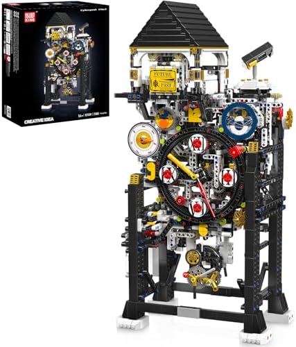 Mould King Cyberpunk Clock Building Set 3181 Pcs