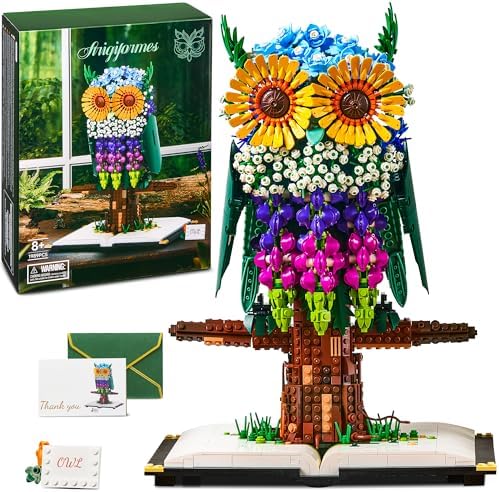 Haiwon Flower Owl Building Set 1989 Pieces