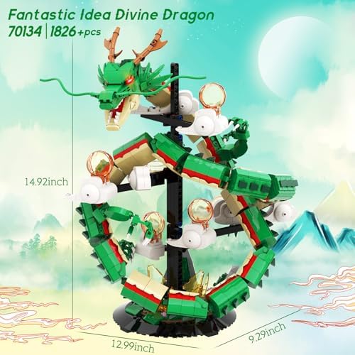 JMBricklayer Dragon Building Set for Adults 70134