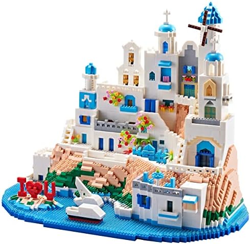 KLMEi 5810-Piece Micro Building Blocks Aegean Sea Castle