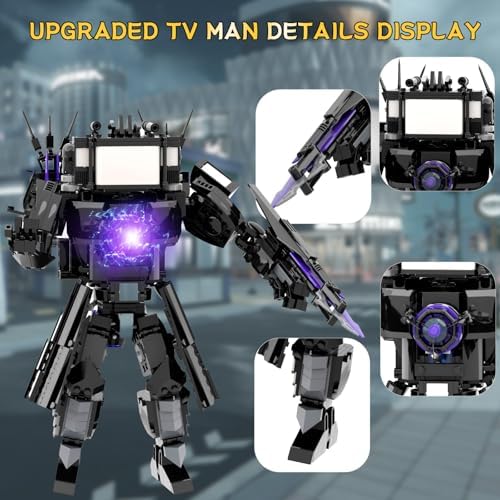 Bentex Toilet Upgraded Titan TV Man Building Block Set 857pcs