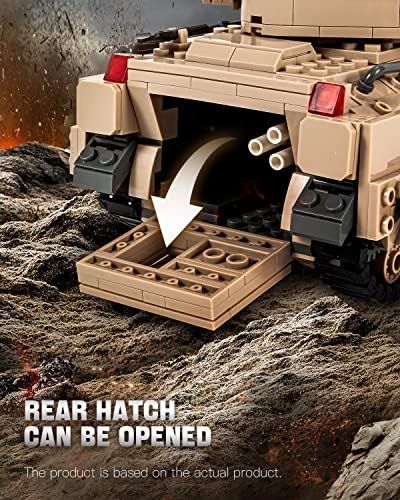 dOvOb Military M2 Bradley Tank Building Set 1350 PCS