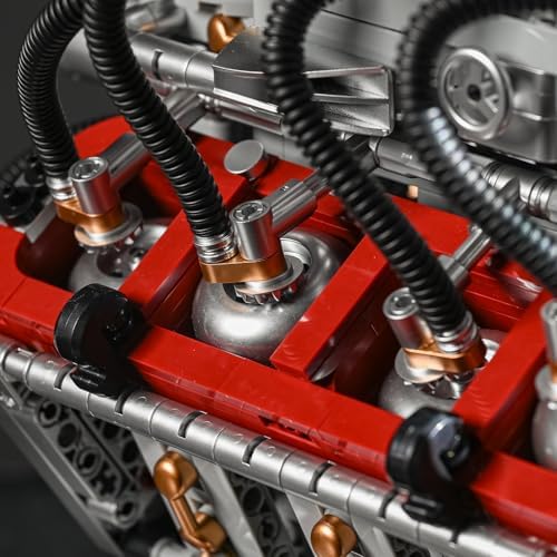 UNCLE BRICK V8 Engine Building Block Set 2347PCS Collectible