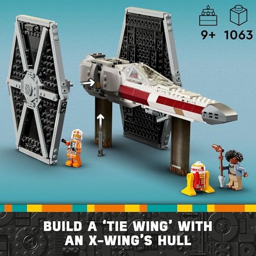 LEGO Star Wars TIE Fighter X-Wing Mash-Up Building Set 75393