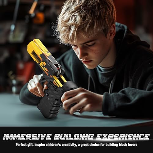 Fluorspar Blaster Building Block Gun for Adults 11 Scale