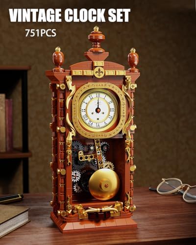 TYCOLE Vintage Pendulum Clock Building Set