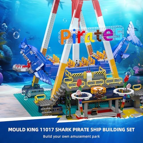 Mould King Pirate Ship Building Set with Motor