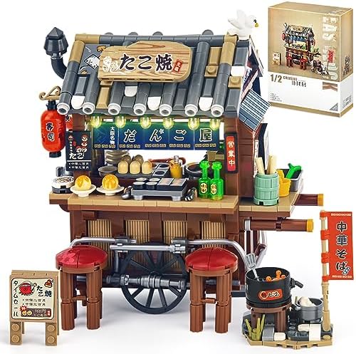 HIGH GODO Japan Street Mini Building Set 951 Pieces