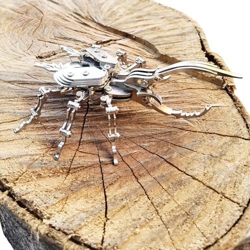 3D Metal Puzzle Beetle - DIY Assembly Brain Teaser Gift