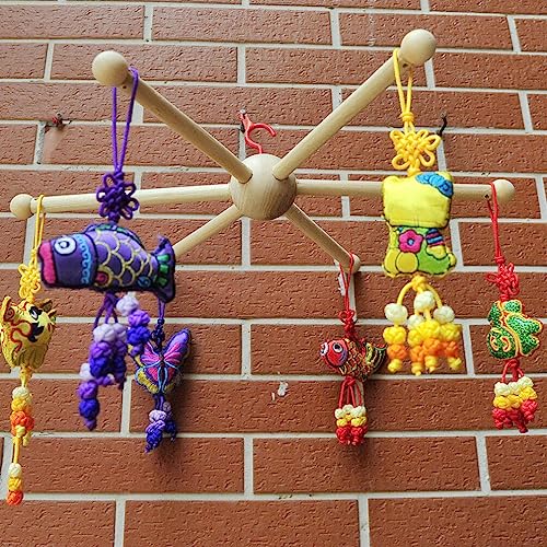 Wooden Mobile Frame Kit for Wind Chimes and Decor