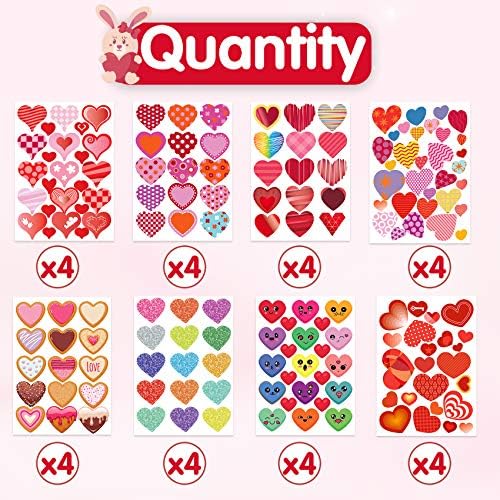 Joy Bang 652PCS Valentine Stickers for Kids