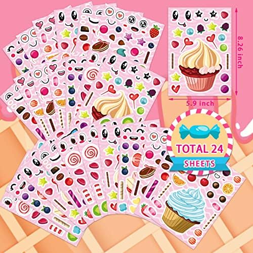 Make Your Own Cupcake Stickers DIY Craft Set for Kids