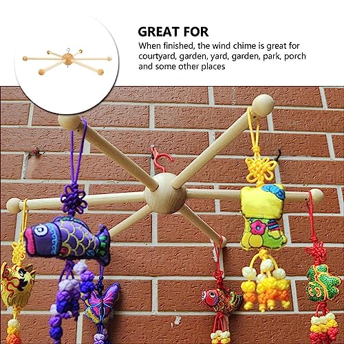 Wooden Mobile Frame Kit for Wind Chimes and Decor