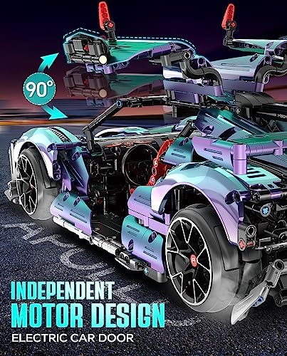 Super Plated Sports Car Building Kit 110 Scale Remote Control Drift