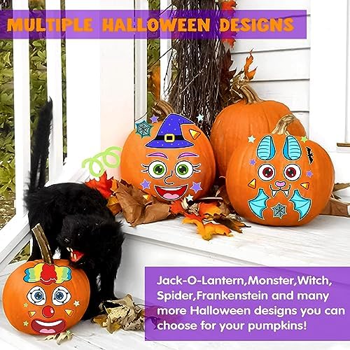 JOYIN 54 Pcs Halloween Pumpkin Stickers