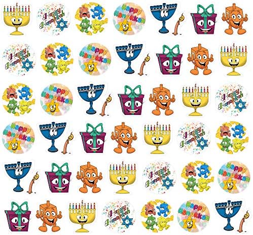 Hanukkah Sticker Roll 150 Count Single