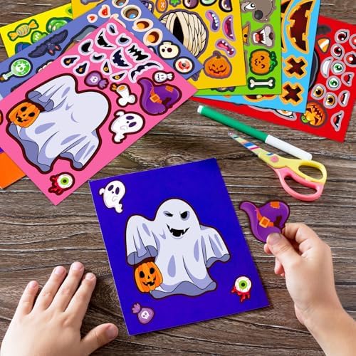 Halloween Stickers for Kids DIY Party Favors