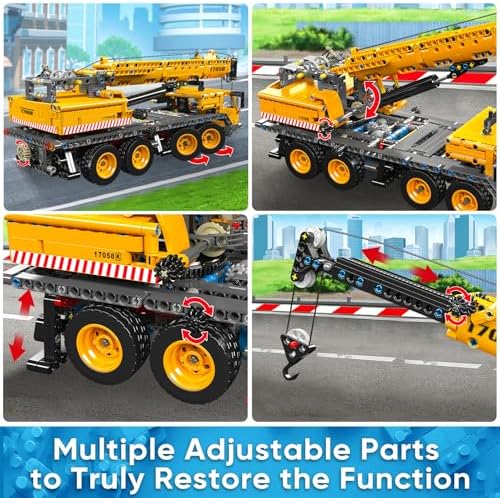 Mould King 17058 Crane Building Blocks Kit 997 Pieces
