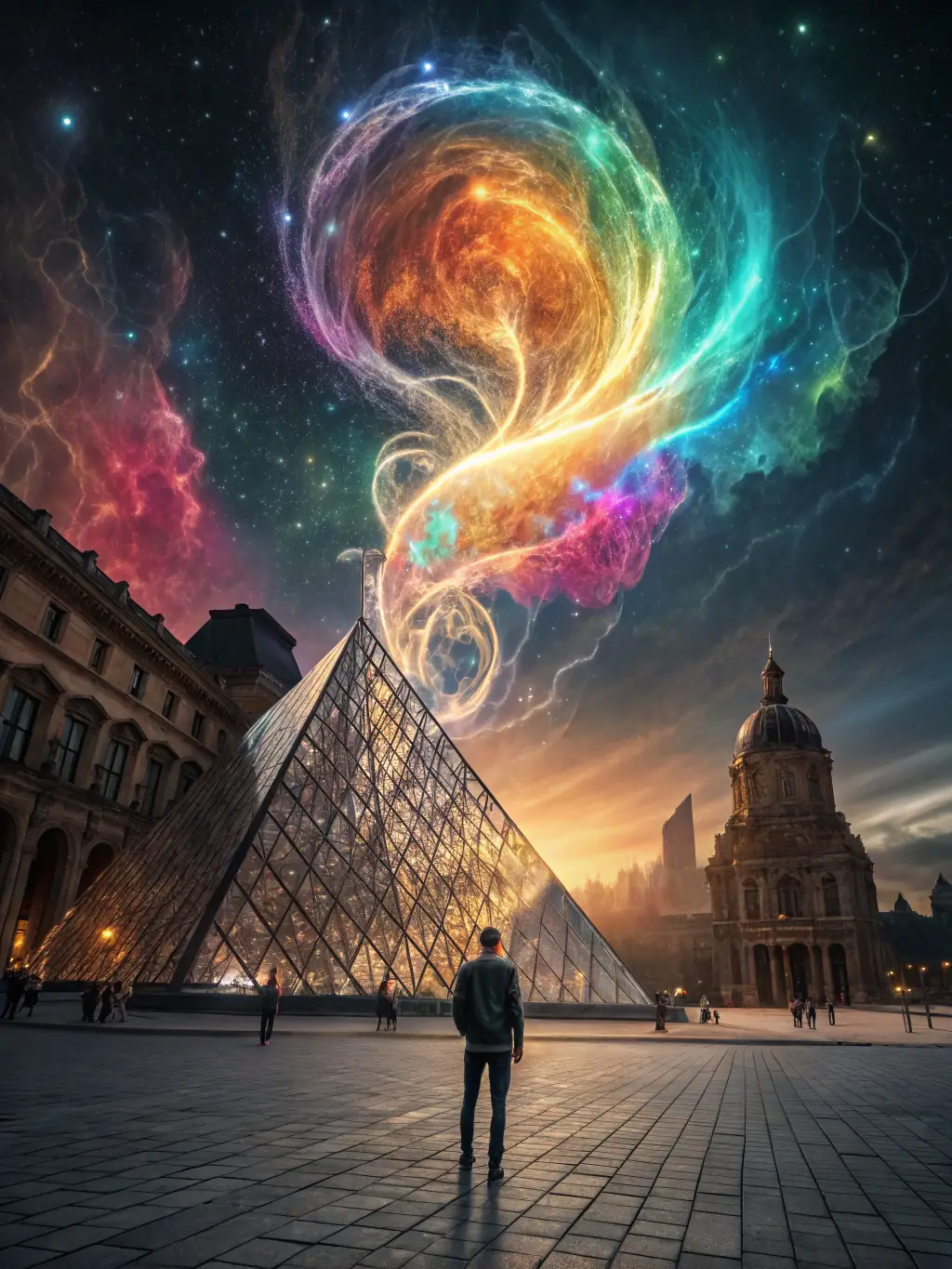 An abstract representation of emerging technologies and market trends within the dark web, symbolizing NYXORATECH's ability to identify new opportunities for clients.